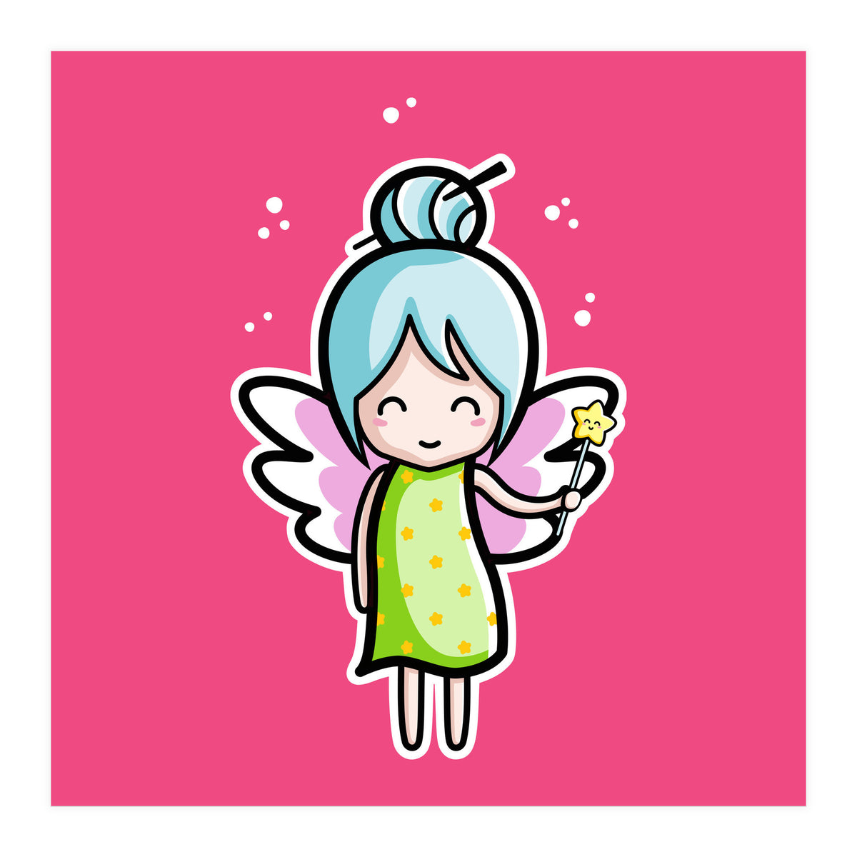 Kawaii Cute Fairy (Print Only)