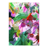 The Memory of Spring, Crosshatch Botanical Floral Painting, Plants Garden Meadow, Flowers Nature Digital Illustration (Print Only) thumbnail
