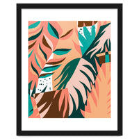 Watching The Leaves Turn, Tropical Autumn Colorful Eclectic Abstract Palm Nature Boho Graphic Design