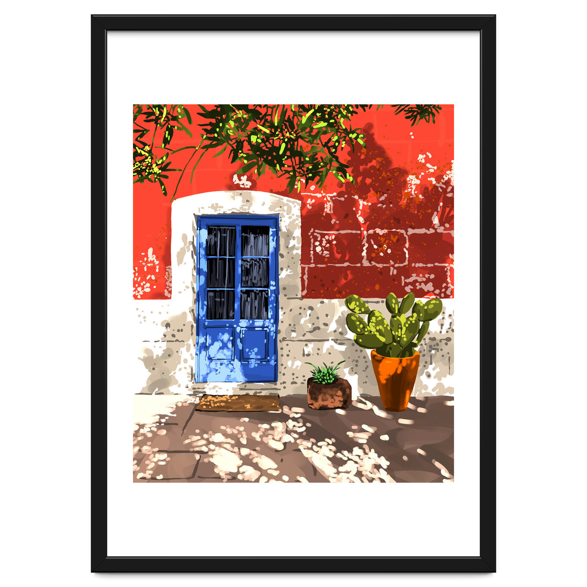 Intentful Living | Summer Architecture Travel Positivity | Optimism Good Vibes Bohemian House Door