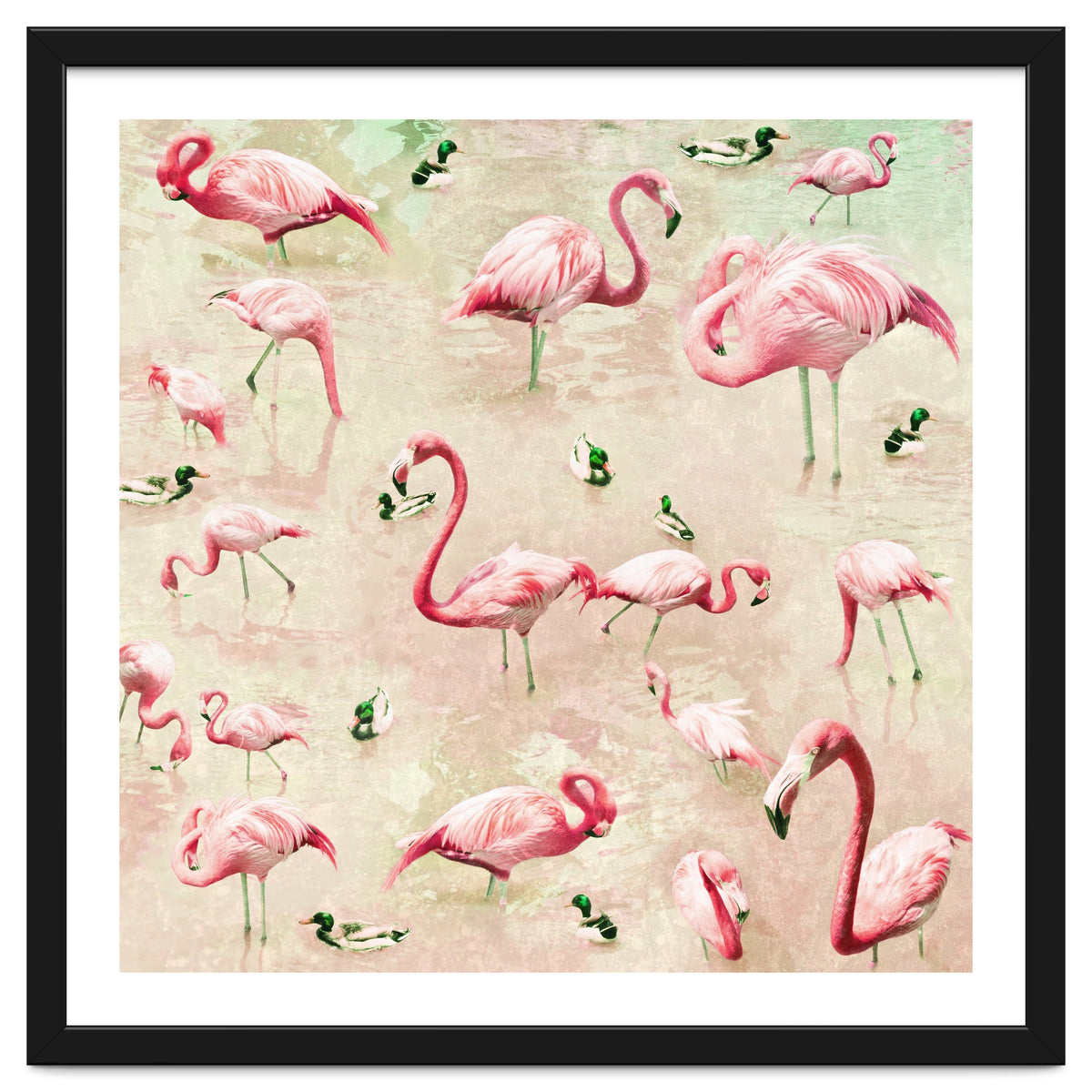 Flamingos Vintage Pink