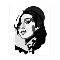 Amy Winehouse Close Up (Print Only)