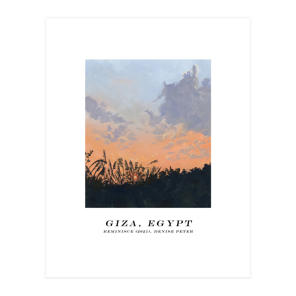 Giza, Egypt (Print Only)