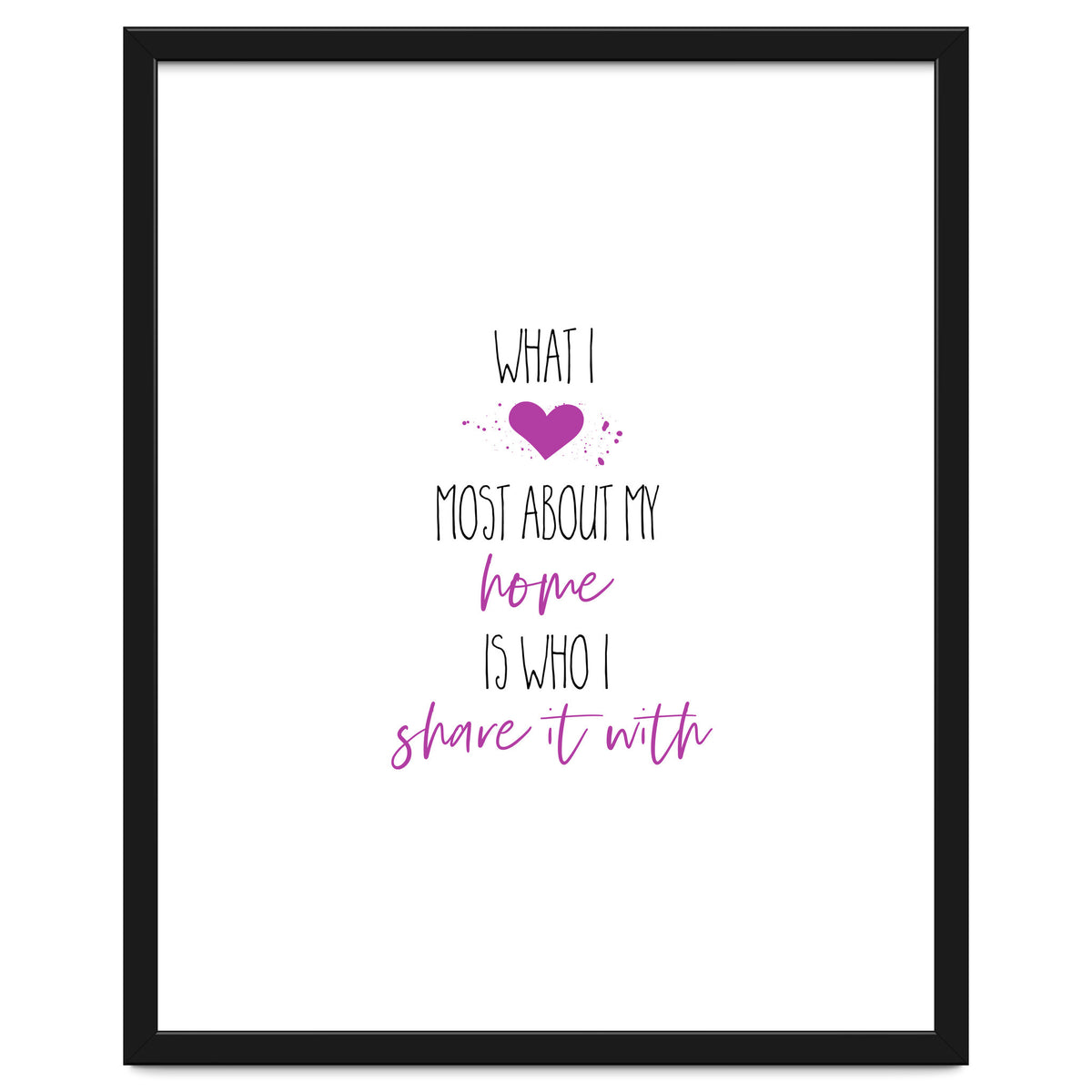 What I love most about my home