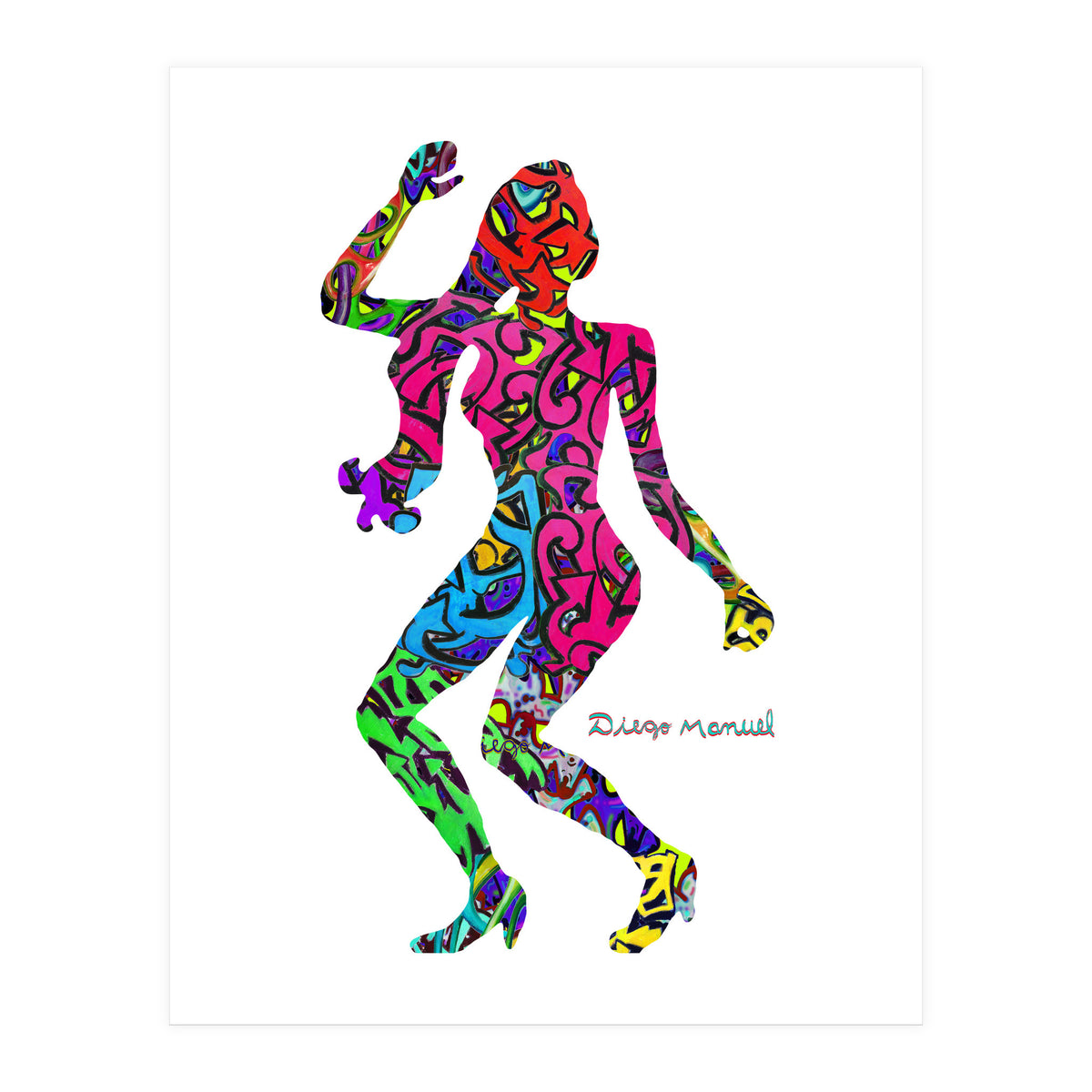 Dance Girl B 27  (Print Only)