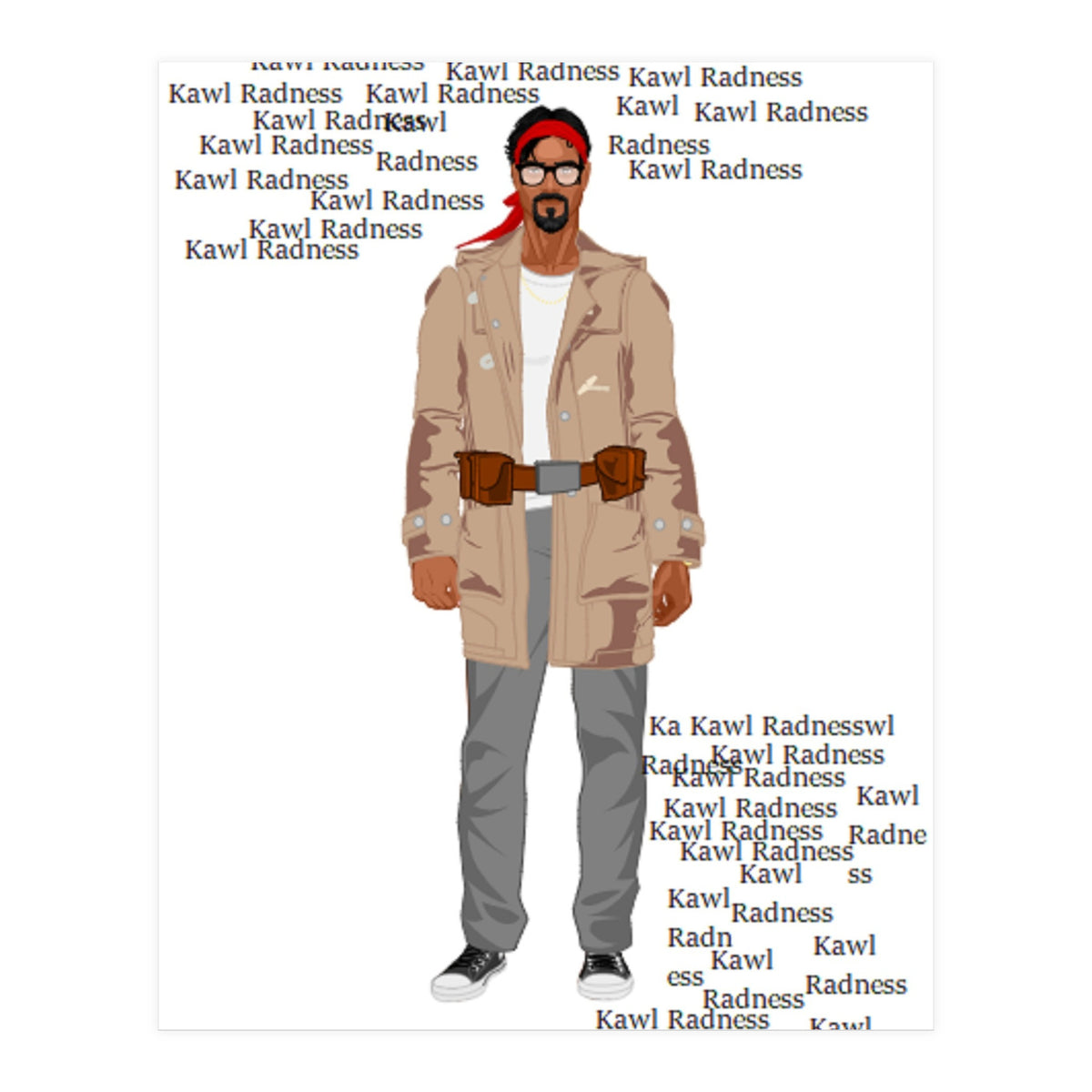 Lover Bul Genius born wit & (Kawl Radness) !!! (Print Only)