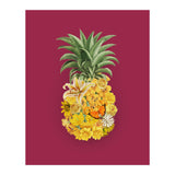 Pineapple Floral Pink (Print Only) thumbnail