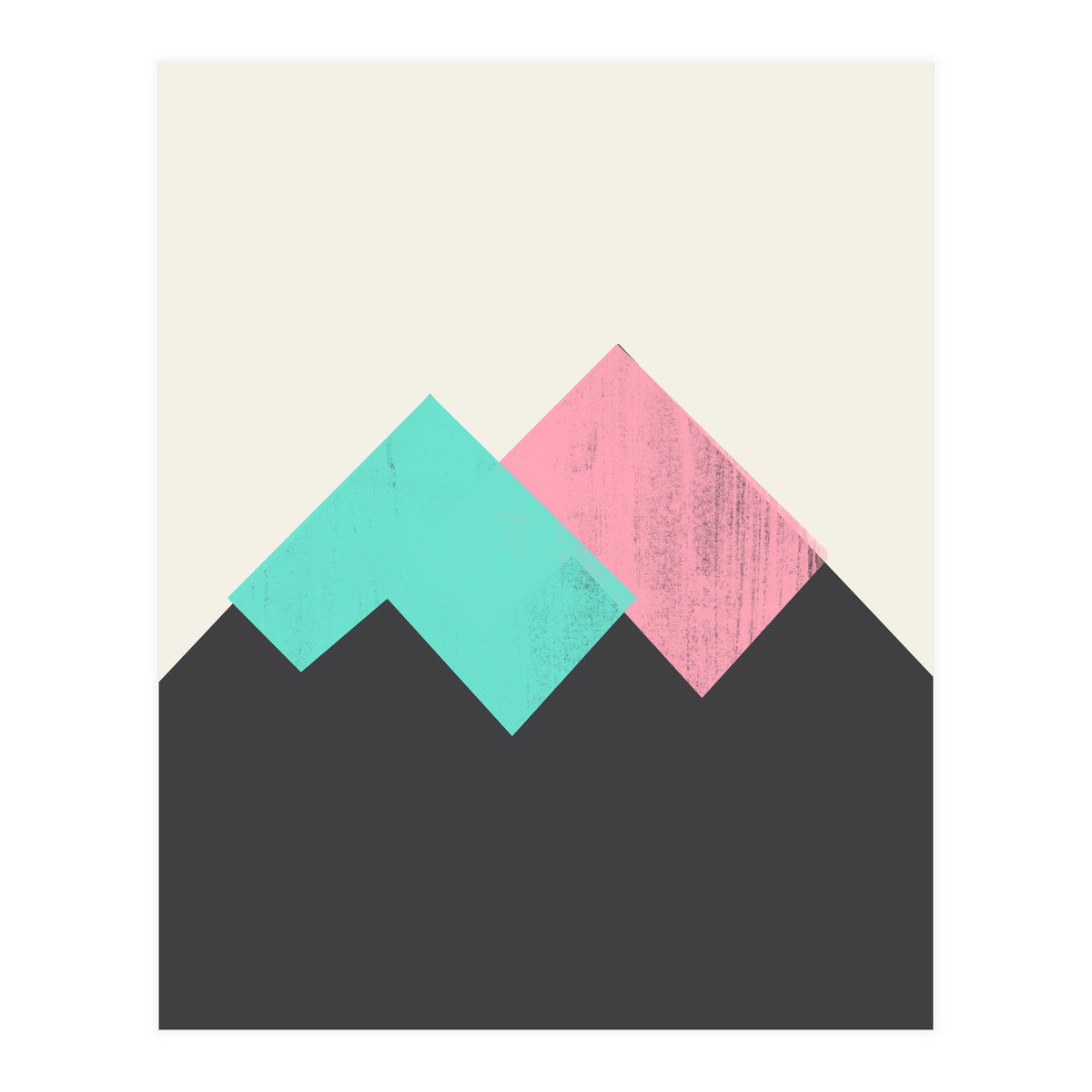 Pastel Mountains I (Print Only)