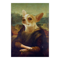 Mona Lisa Chihuahua (Print Only)
