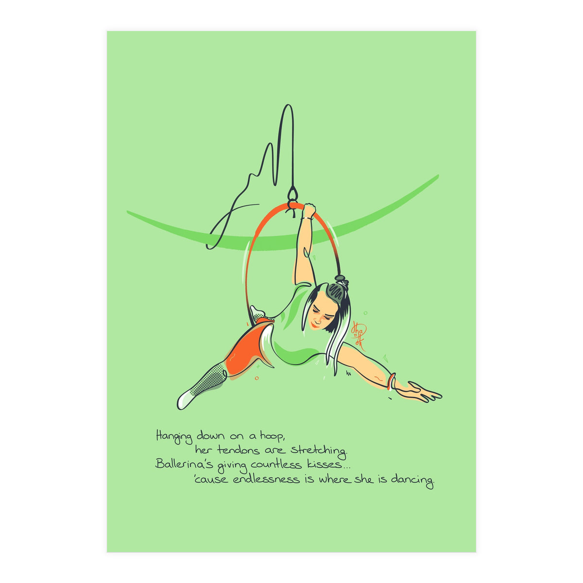 Hoop Balerina 2 (Print Only)