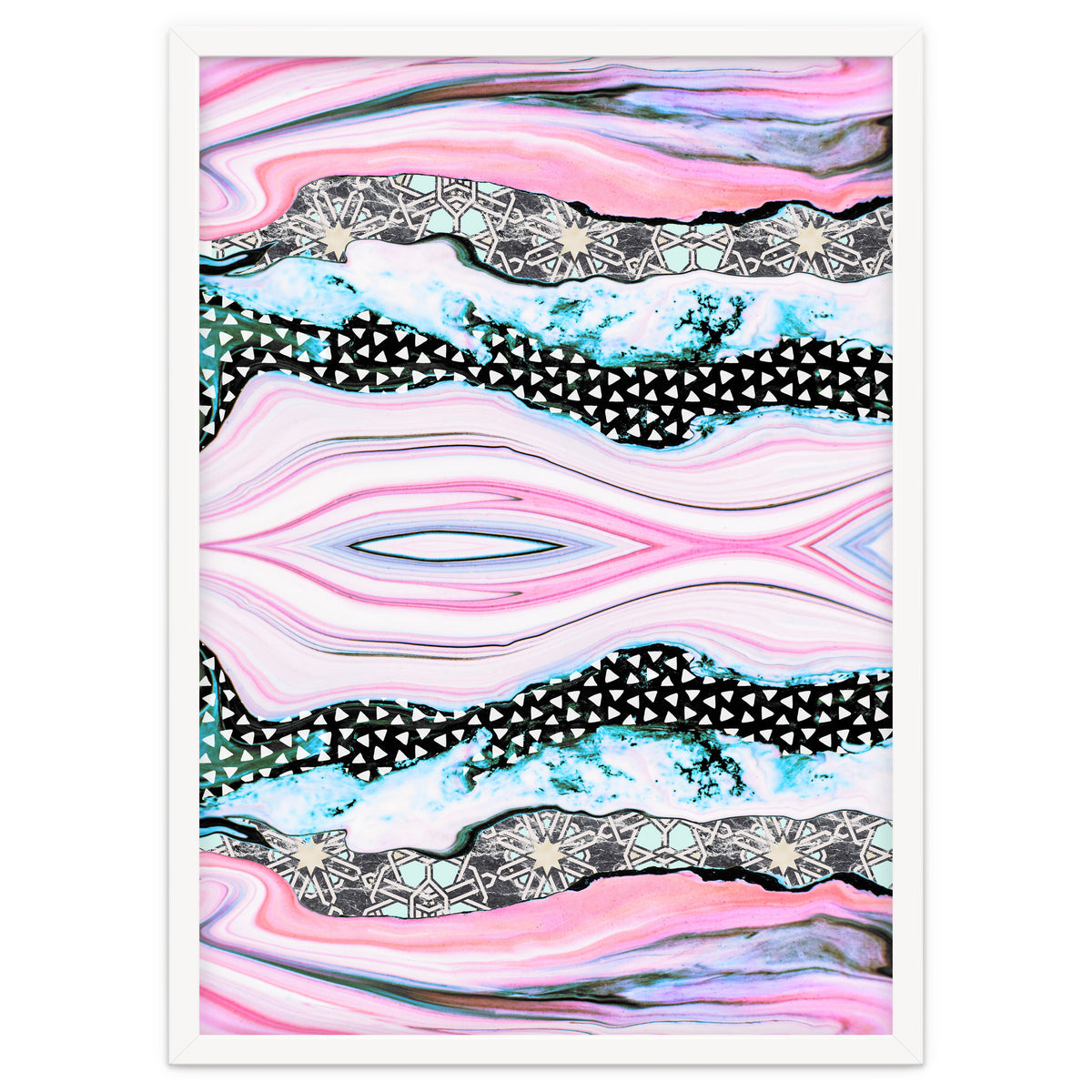 Abstract shapes of marble and patterns