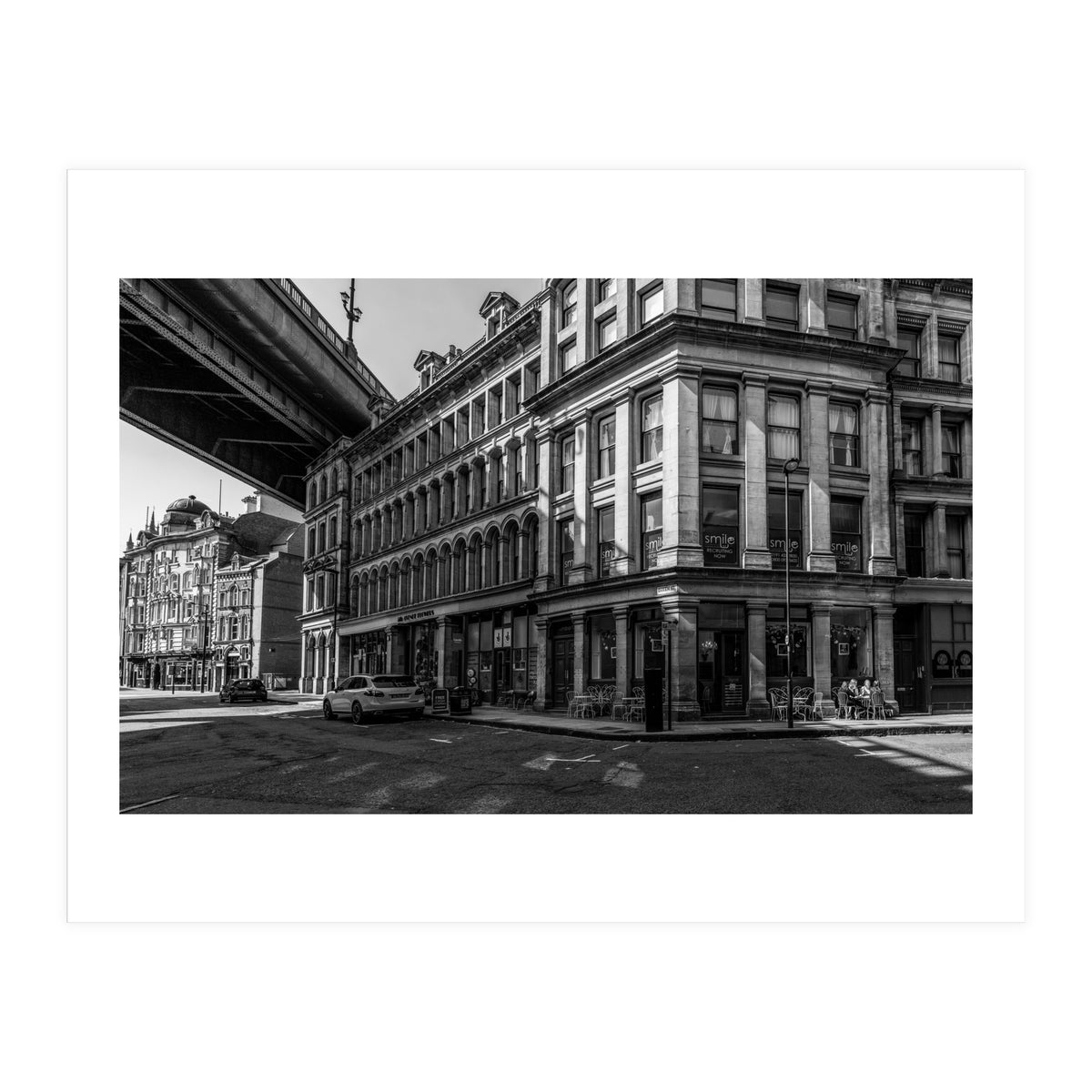 Dene st Newcastle monochrome (Print Only)