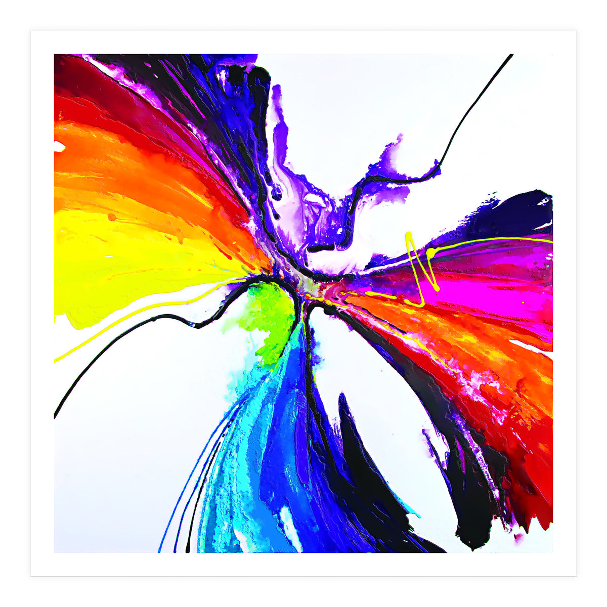 Abstract Art Britto - QB294 (Print Only)