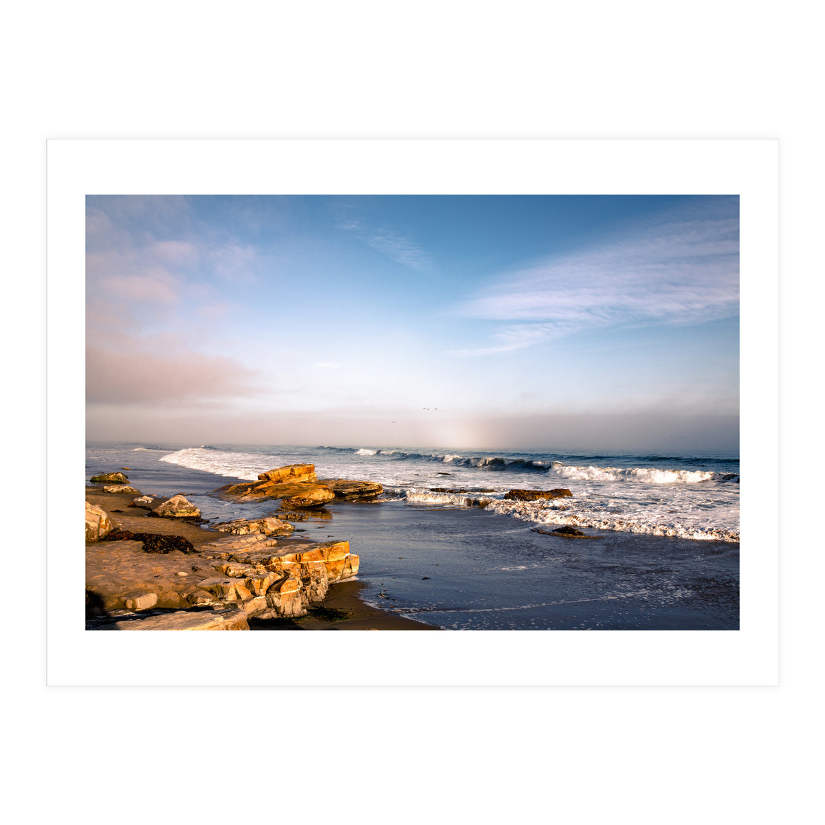 Foggy Beach (Print Only)