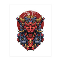 Japanese Oni Samurai (Print Only)