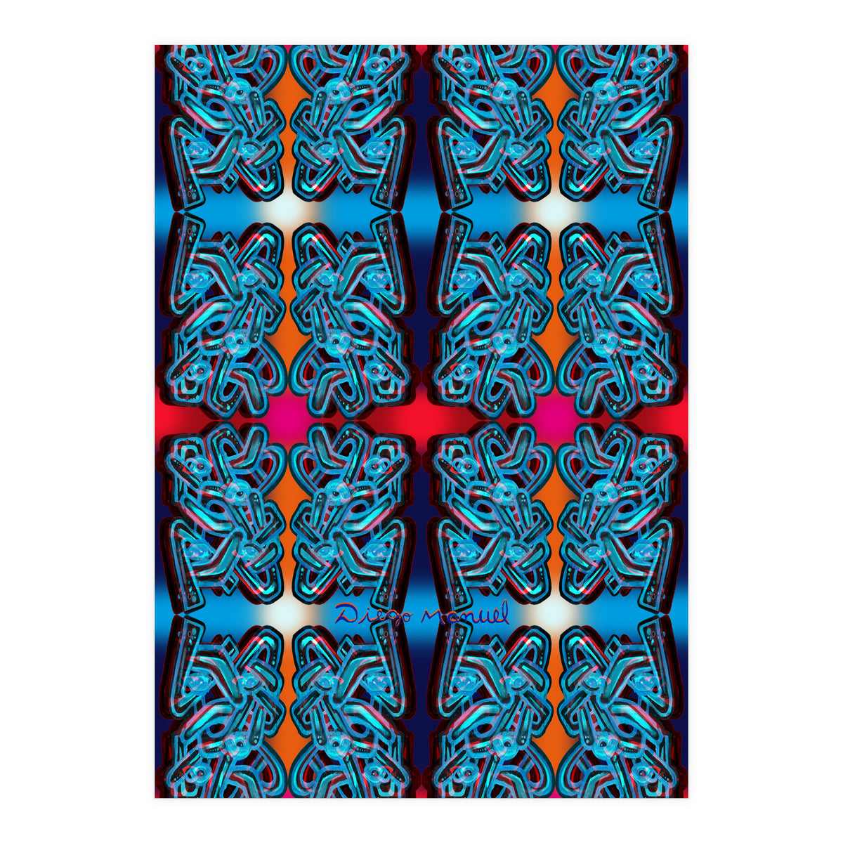 Formas Lenguas Y Ojos D (Print Only)