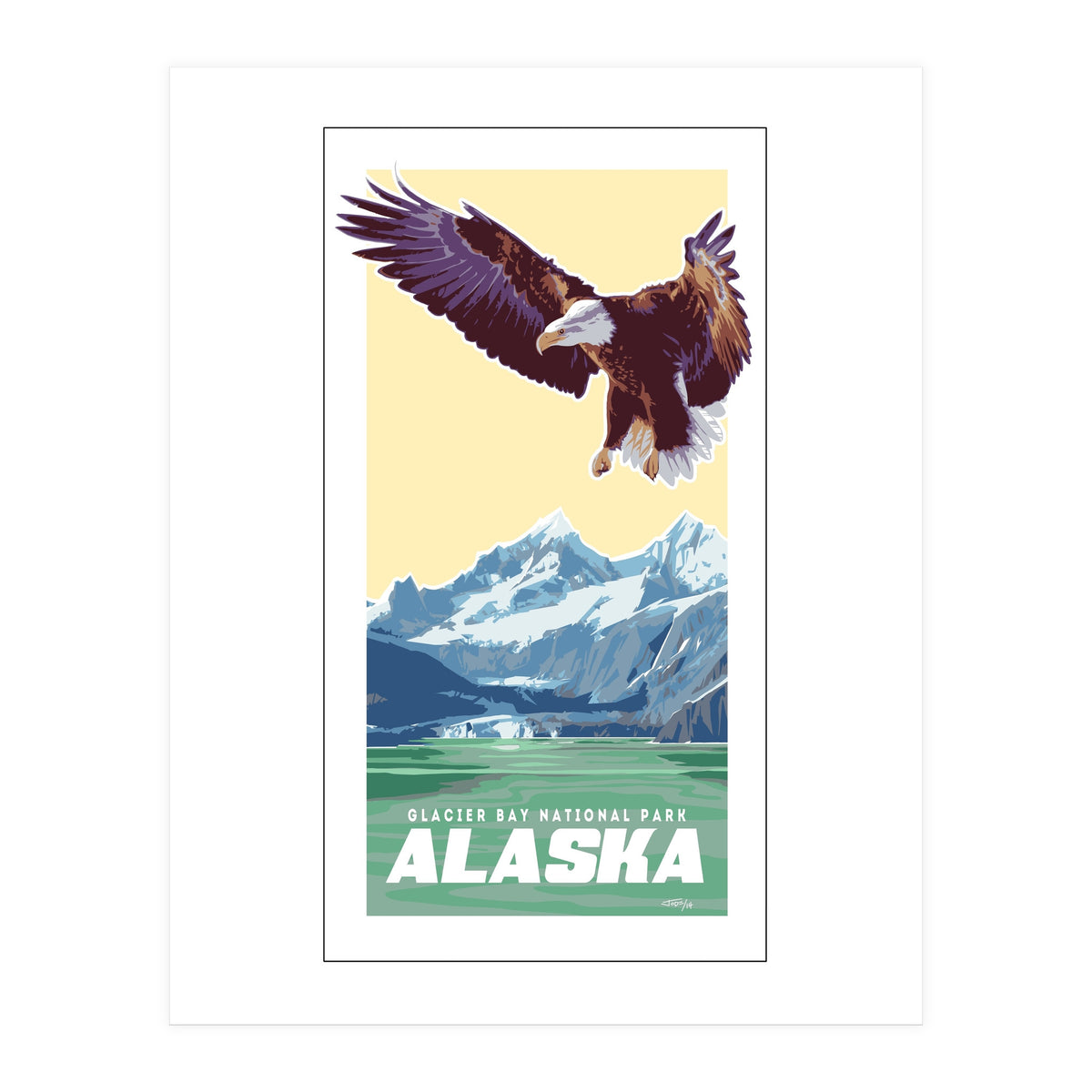 Alaskan Eagle Poster (Print Only)