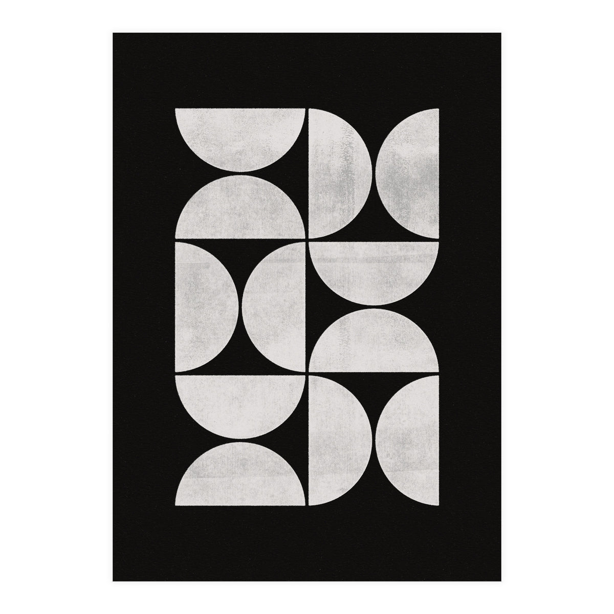 Mid-Century Modern No.31 - Woodblock Print (Print Only)