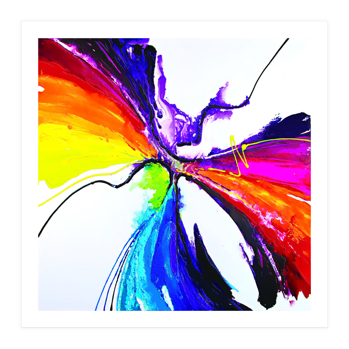 Abstract Art Britto - QB294 (Print Only)