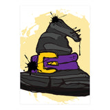 Grey Witch Hat Sketch (Print Only) thumbnail