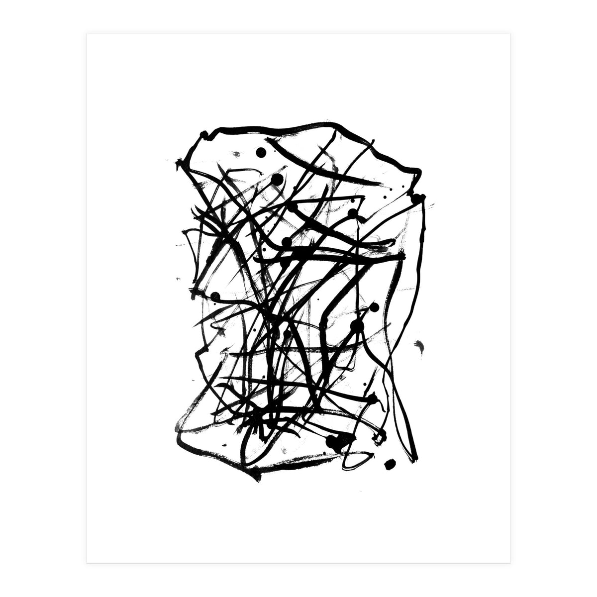 Homage to Jackson Pollock (Print Only)