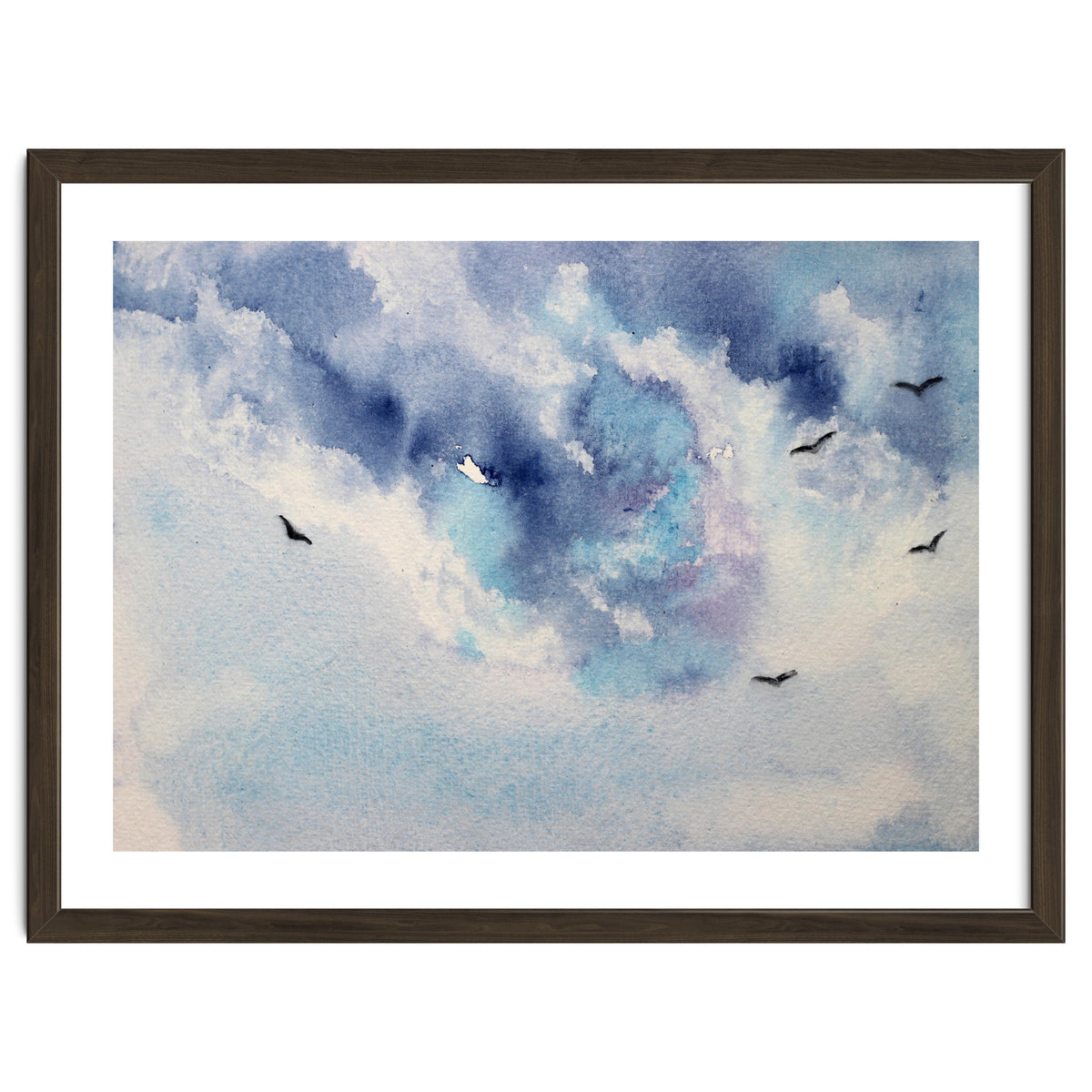 Dramatic sky || watercolor