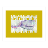 Like The Sun Drifts On The Water In Flakes (Print Only) thumbnail