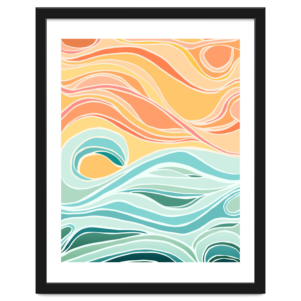 Sky And Sea Abstract