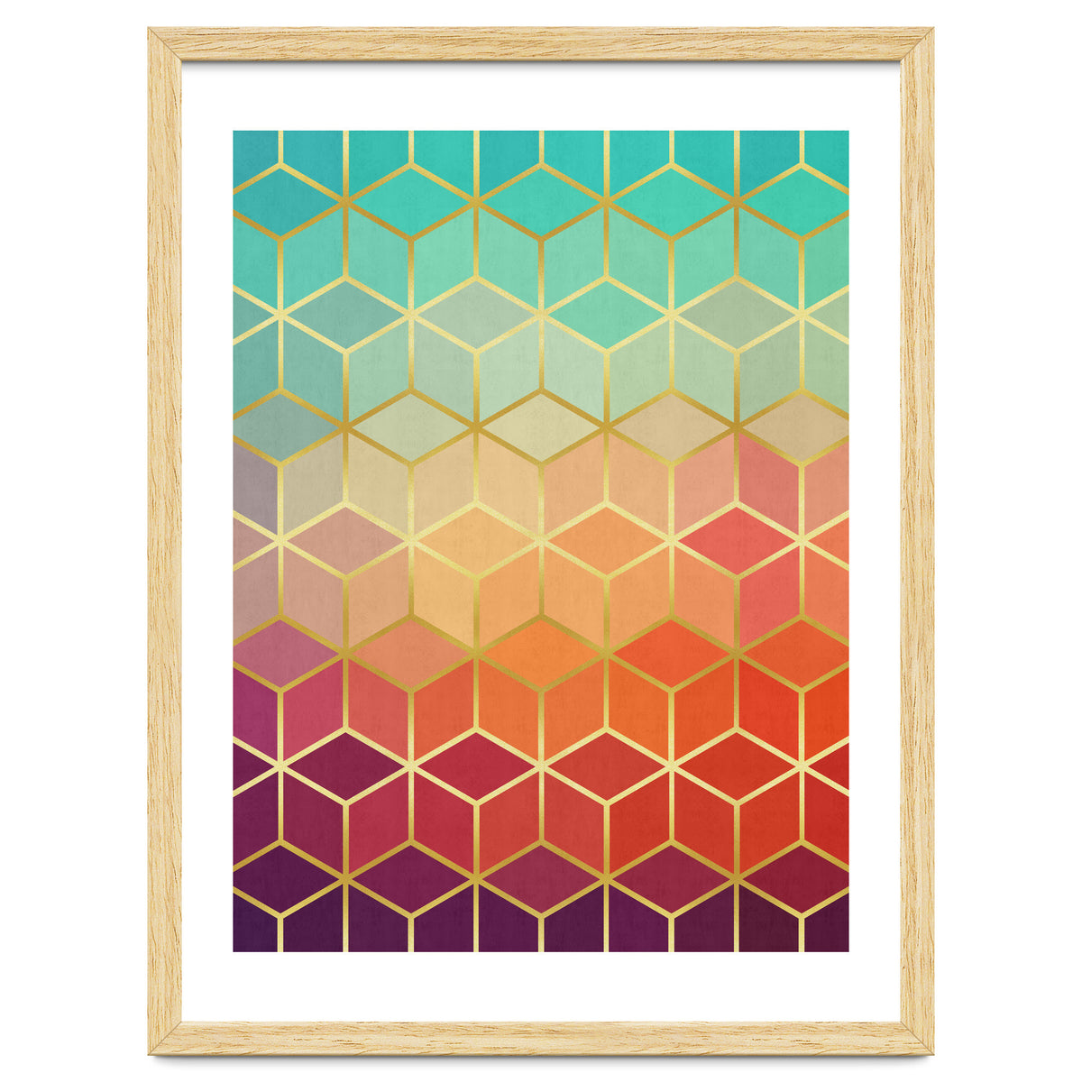 Colorful and golden pattern II