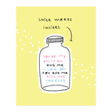 Nice Words Inside  (Print Only) thumbnail
