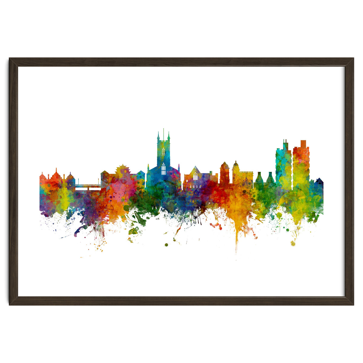 Stoke-on-Trent England Skyline