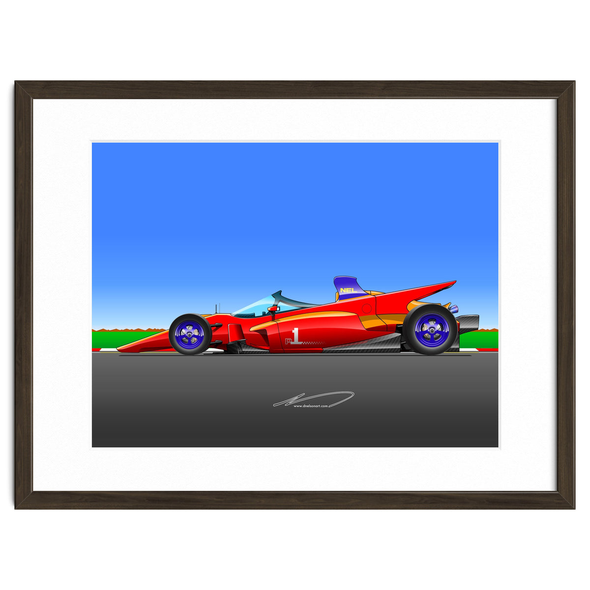 Pole Position Racecar Homage