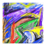 Paths Of Colors And Traces (Print Only) thumbnail