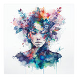 Watercolor Tropical Woman #16 (Print Only) thumbnail