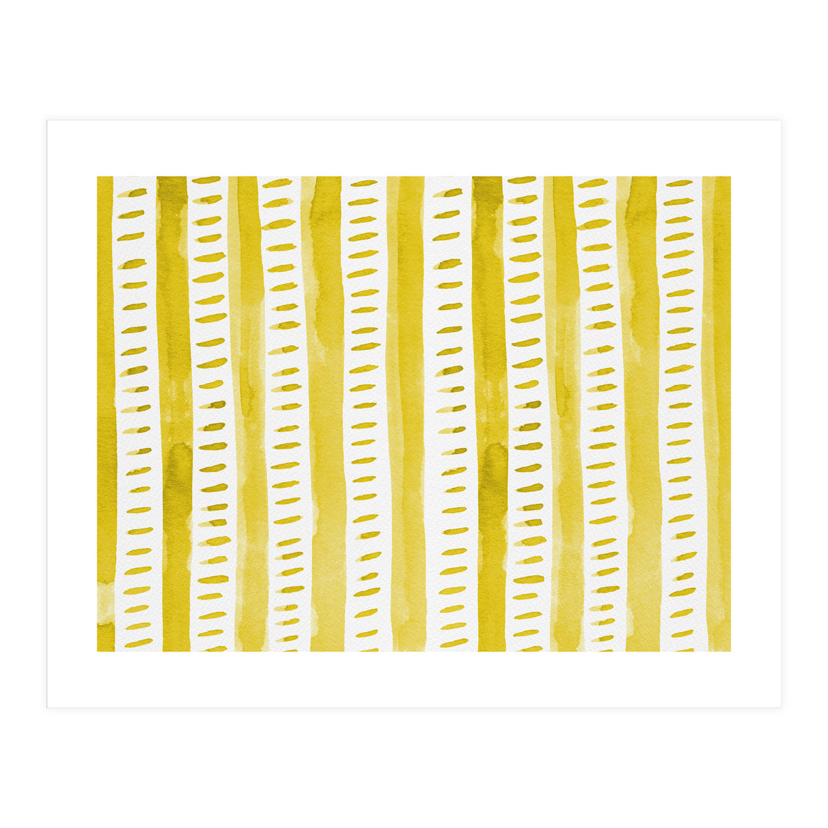 Vertical Yellow Lines (Print Only)