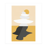 Abstract Cairn - Golden Desert (Print Only) thumbnail