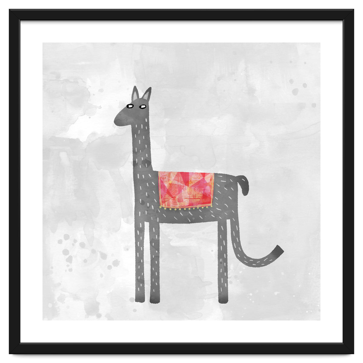 Llama With Fancy Blanket