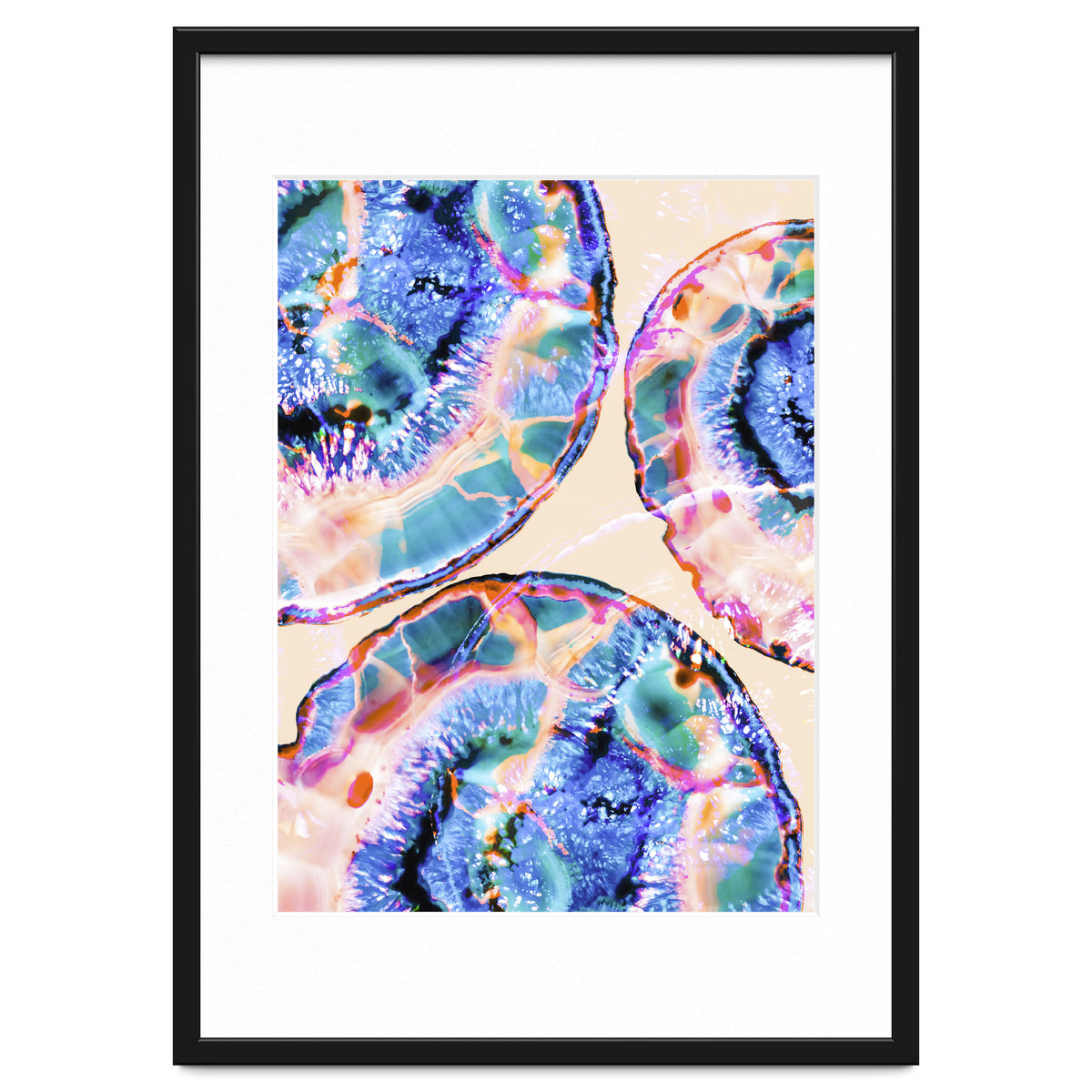 Abstract Agate Painting