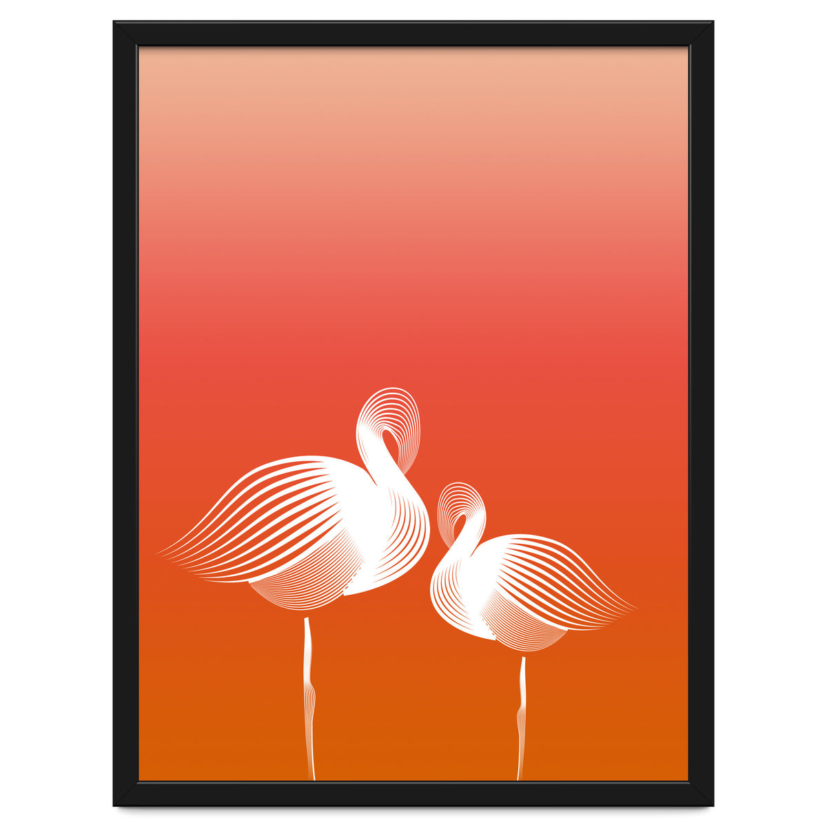 Meditating Flamingos