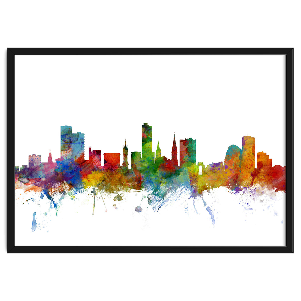 Leicester England Skyline