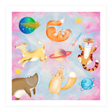 Happy Animals In The Space (Print Only) thumbnail