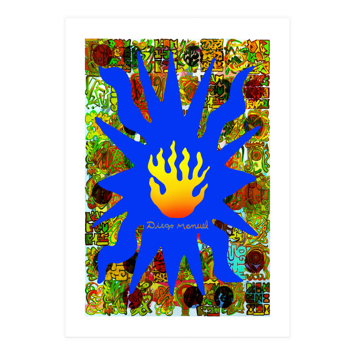 Fuego Y Graffiti 54 (Print Only)