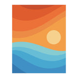 Colorful abstract landscape (Print Only) thumbnail