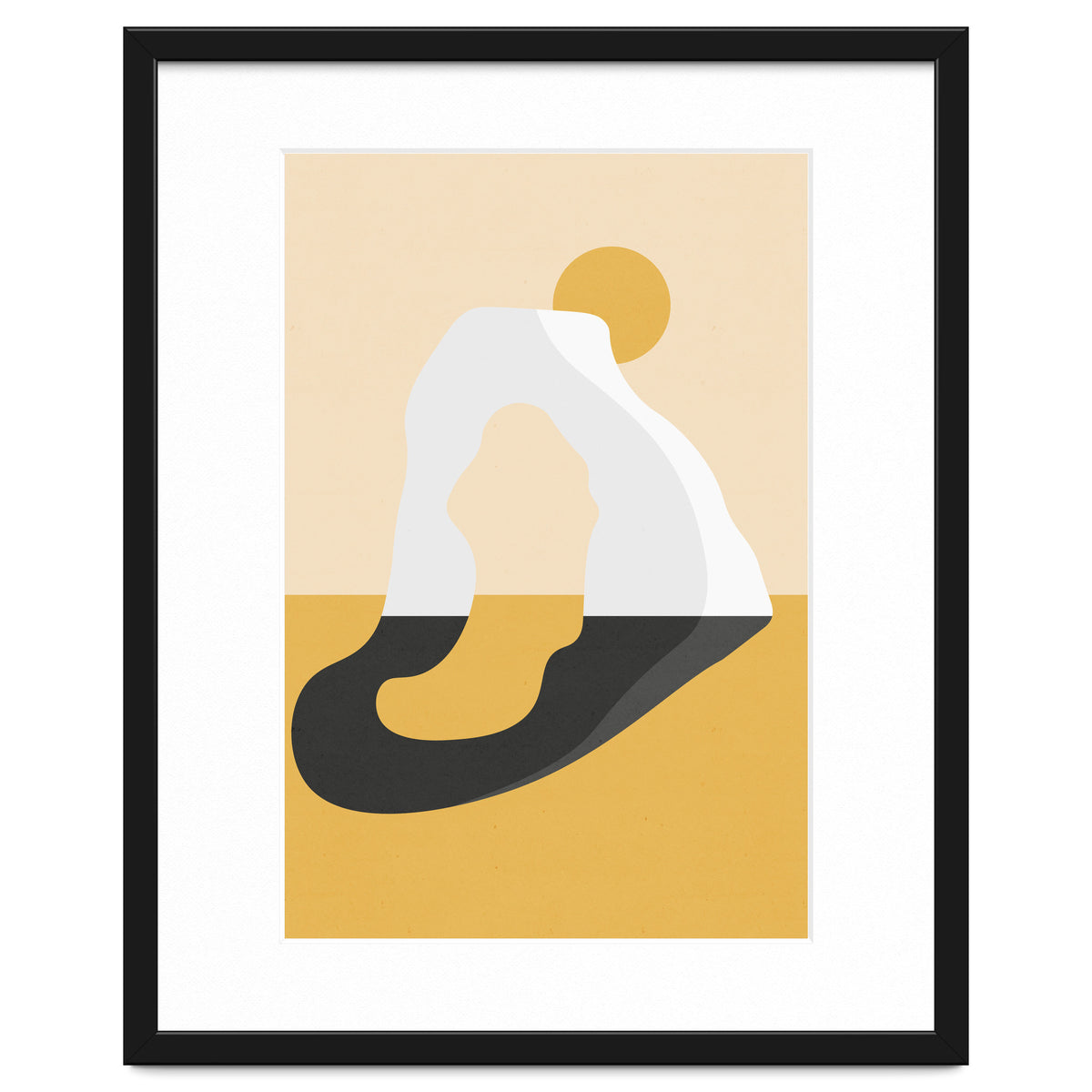 Abstract Arch - Golden Desert