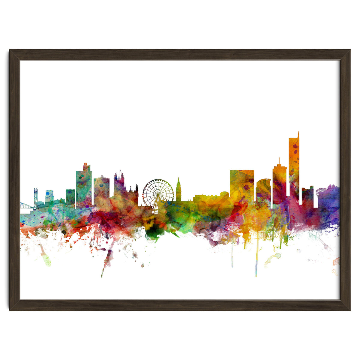 Manchester England Skyline