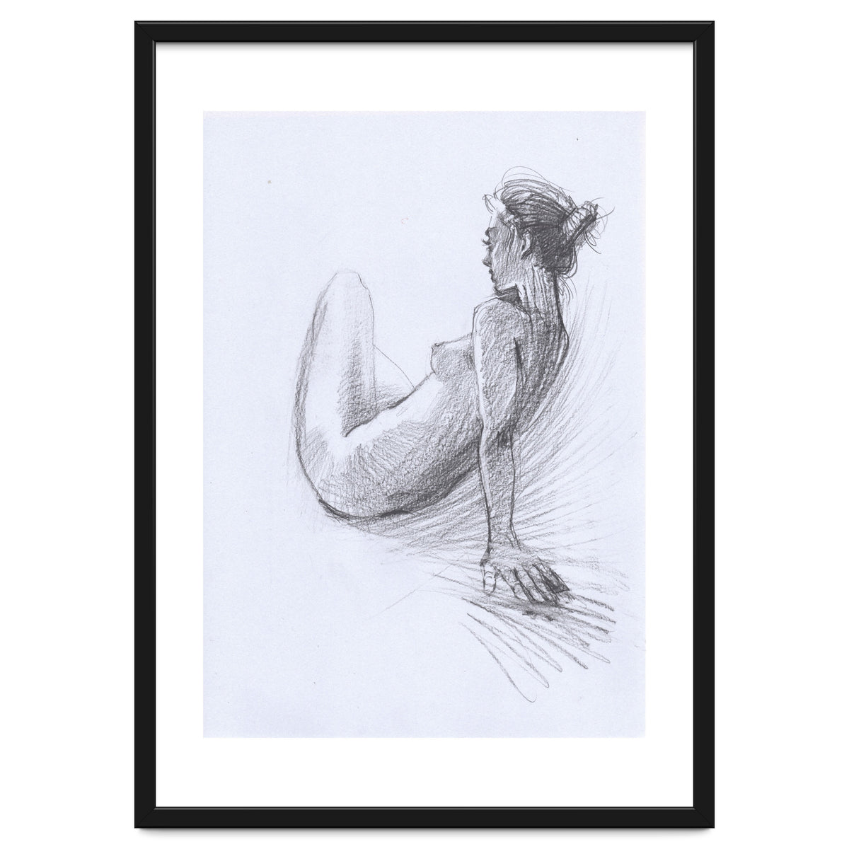 Nude Woman Drawing