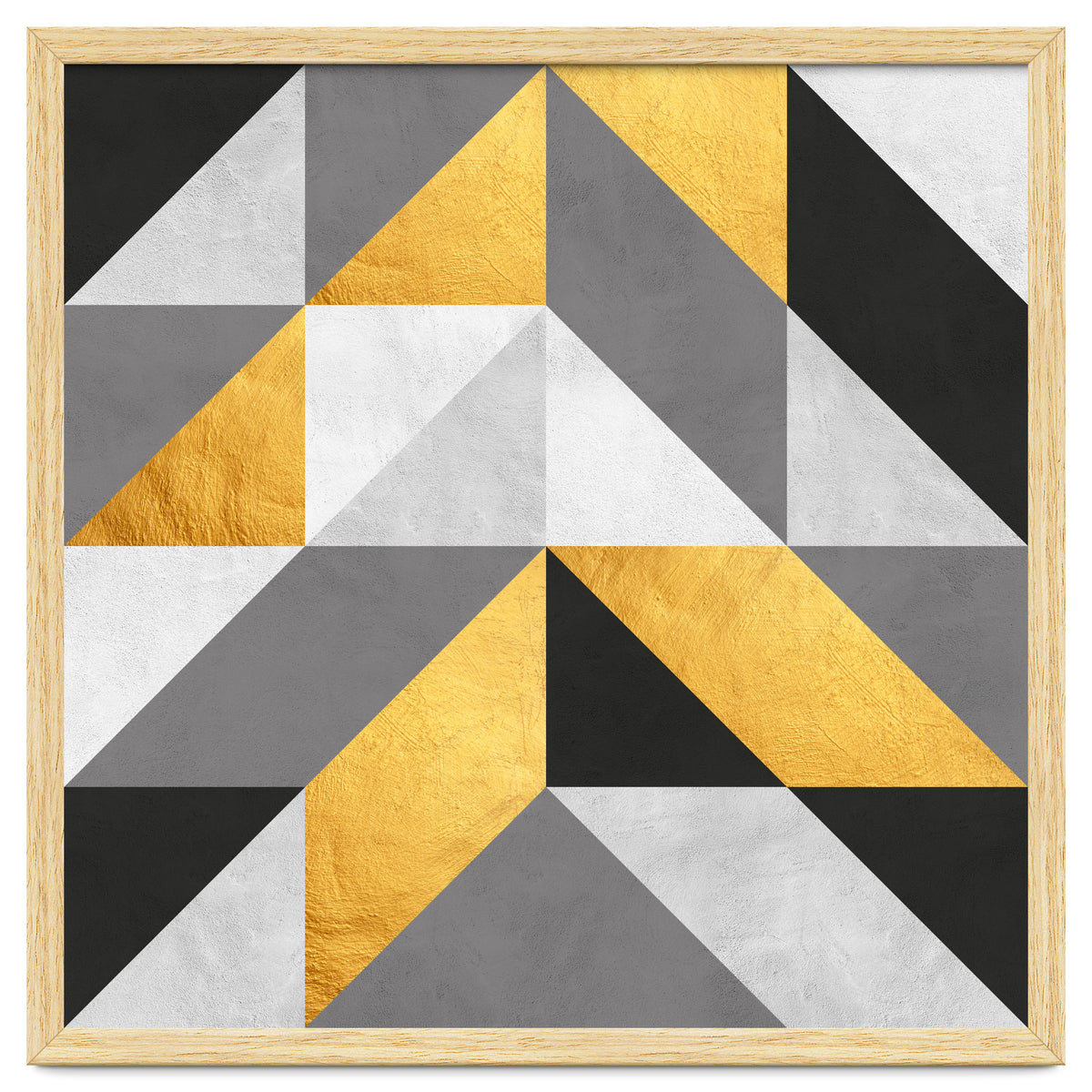 Gray and Gold Composition V