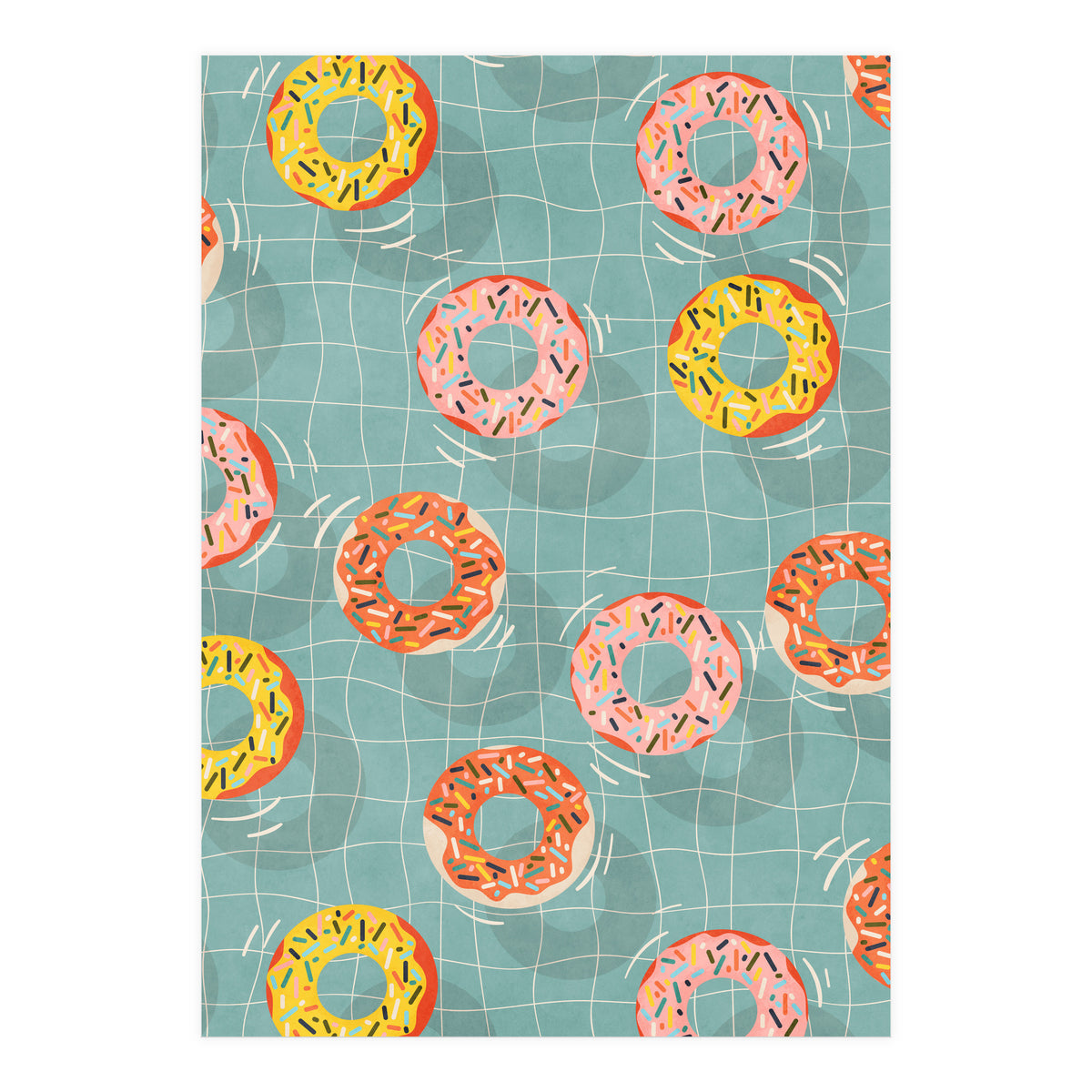 Pool Party Donuts (Print Only)