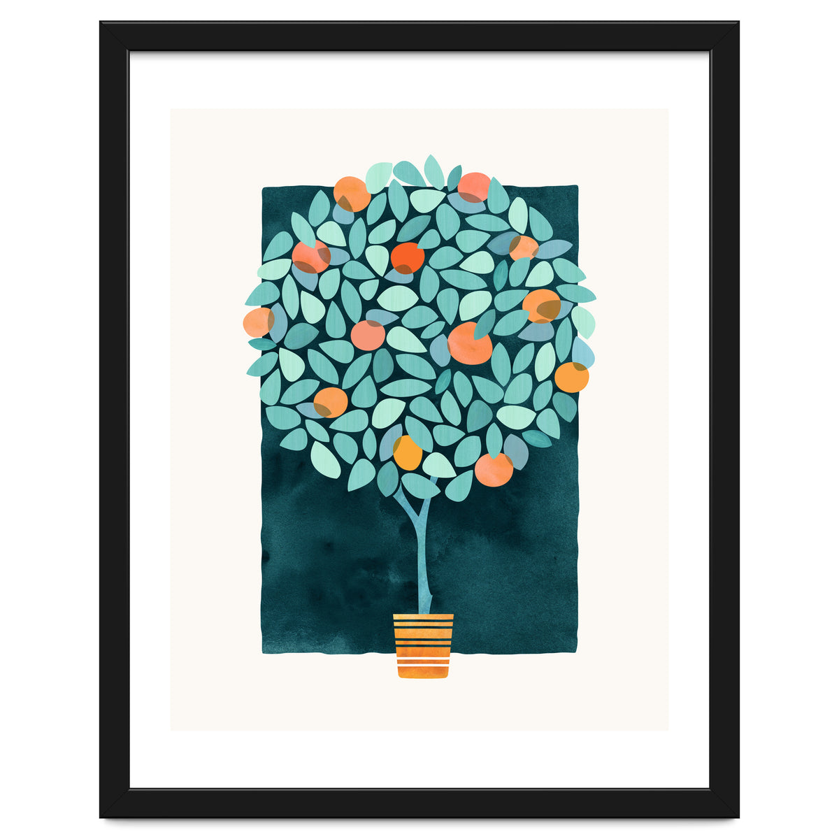 Orange Tree At Midnight