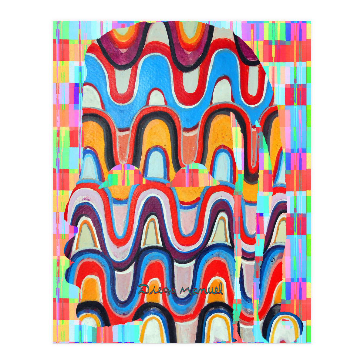 Abstracto Pop Nuevo B Nuevo 15 (Print Only)